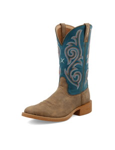 TWISTED X BOOTS 11" TECH X BOOT-BOMBER & STORMY BLUE