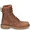 JUSTIN BOOTS 8" RUSH COMPOSITE TOE WP EH BROWN COWHIDE