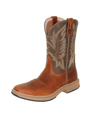 TWISTED X BOOTS *11" ULTRALITE X BOOT - TAWNY BROWN & OLIVE