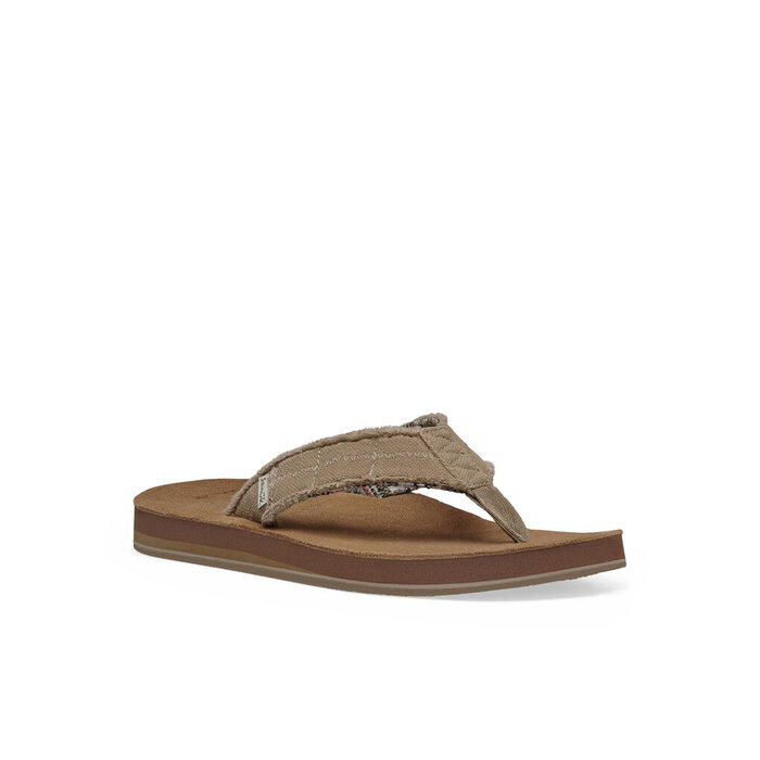 SANUK USA MEN'S FRAID NOT SOFT TOP - NATURAL