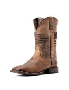 ARIAT 11" CIRCUIT PATRIOT BURNED GREY ROUGHOUT