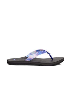 SANUK USA WOMEN'S ASHLAND ST TIE DYE BLUE MULTI