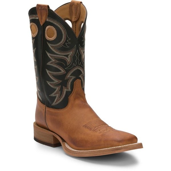 JUSTIN BOOTS 11" CADDO BR WESTERN COWHIDE