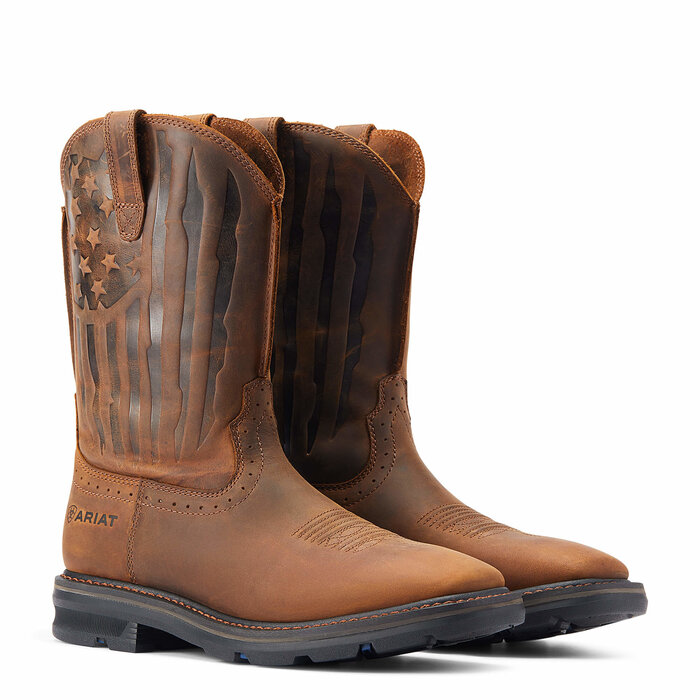 ARIAT SIERRA SHOCK SHIELD PATRIOT - BROWN