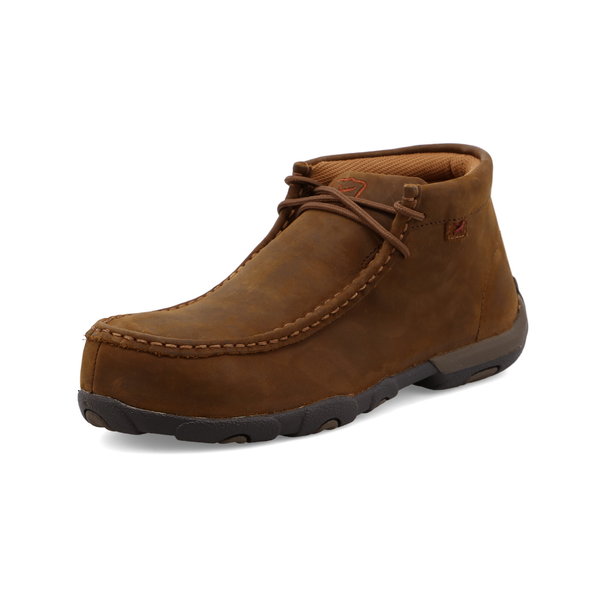 TWISTED X BOOTS WOMEN'S CHUKKA DRIVING MOC STEEL-TOE