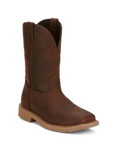 JUSTIN BOOTS BUSTER  II 11" SQUARE STEEL-TOE EH WP