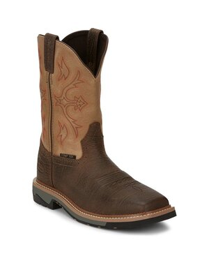 JUSTIN BOOTS BOLT 11" PULL-ON COMPOSITE-TOE EH WP