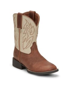 JUSTIN BOOTS CANTER JUNIOR BON COWHIDE