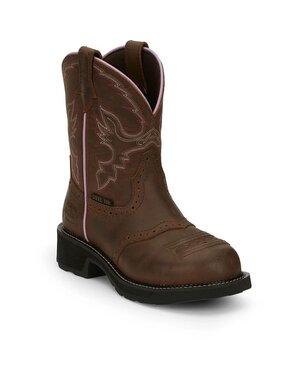 JUSTIN BOOTS WOMEN'S WANETTE 8" STEEL-TOE EH WP