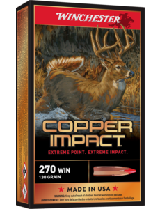 WINCHESTER 270 WIN 130 GR COPPER IMPACT
