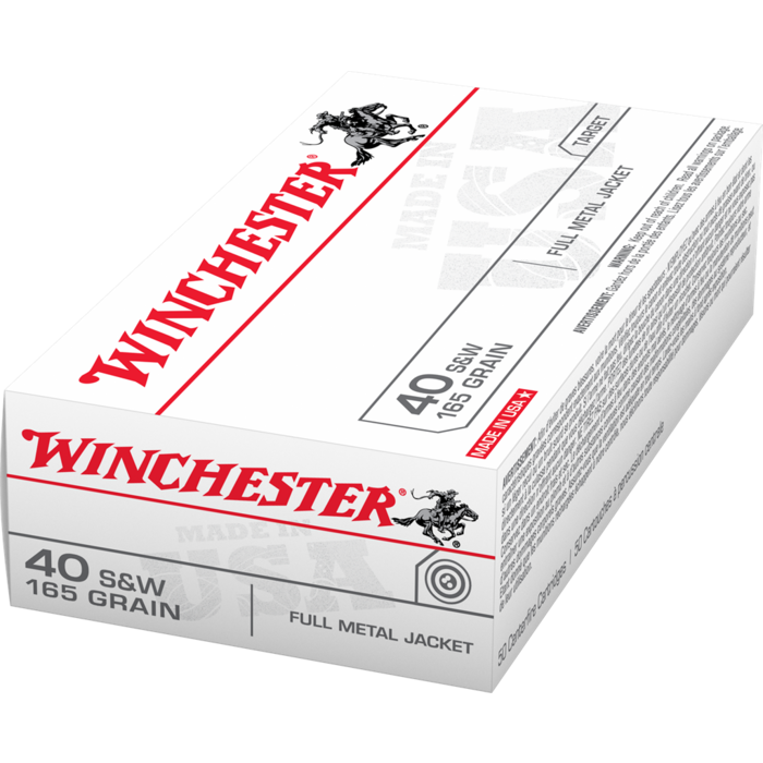 WINCHESTER 40 SMITH & WESSON 165 GR