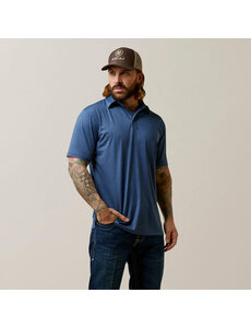 ARIAT CHARGER 2.0 FITTED POLO - MIDSUMMER NIGHT