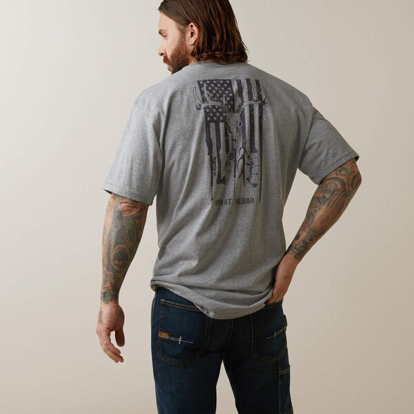 ARIAT REBAR COTTONSTRONG AMERICAN OUTDOORS TEE