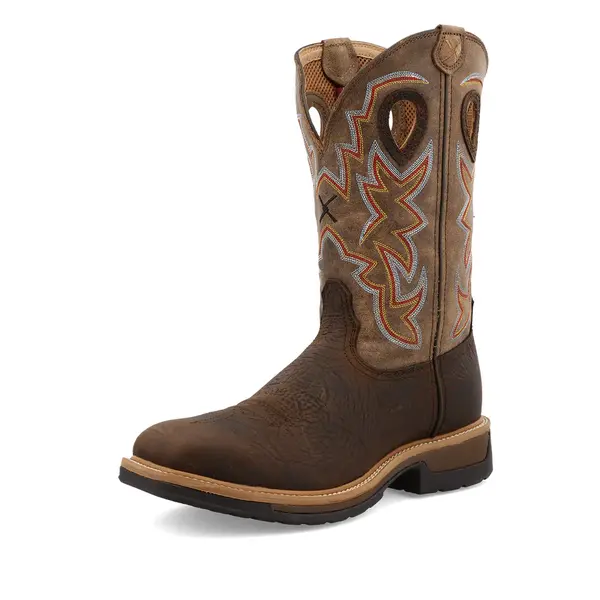 TWISTED X BOOTS 12" ALLOY-TOE LITE WESTERN WORK BOOT