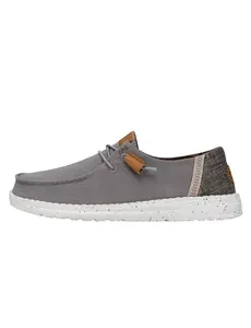 HEY DUDE WENDY WASHED CANVAS - GREY