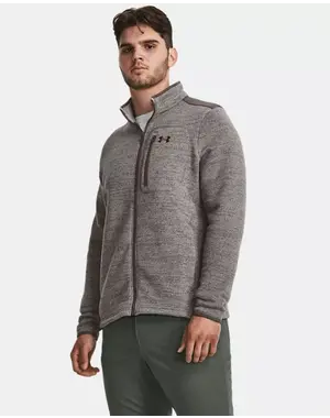 UNDER ARMOUR SPECIALIST FULL-ZIP - PEWTER/FRESH CLAY