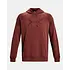 UNDER ARMOUR RIVAL FLEECE ANTLER HOODIE - CINNA RED/DARK MAROON