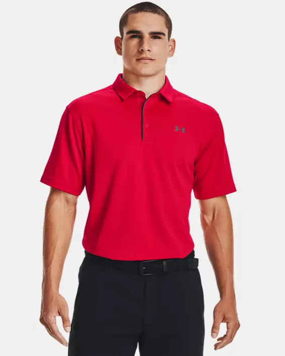 Under armour corporate men's graphite discount tech polo