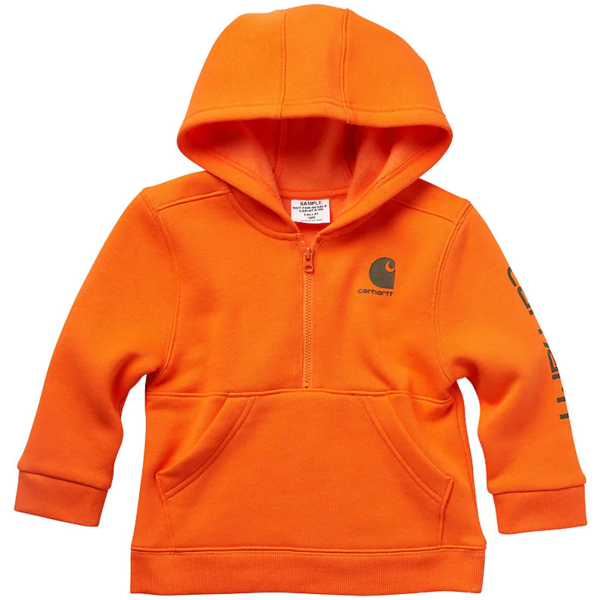 CARHARTT INC. TODDLER BOYS' LONG-SLEEVE HALF-ZIP SWEATSHIRT