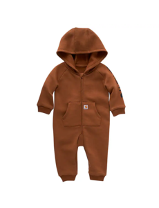 CARHARTT INC. INFANT BOYS' LONG-SLEEVE FLEECE ZIP FRONT COVERALL