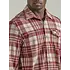 WRANGLER MEN'S CAMPSITE PLAID SHIRT IN MAHOGANY