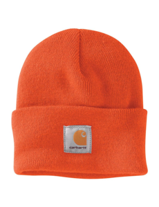 CARHARTT INC. KNIT CUFFED BEANIE - BRITE ORANGE