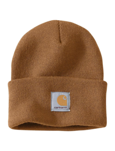 CARHARTT INC. KNIT CUFFED BEANIE - BROWN