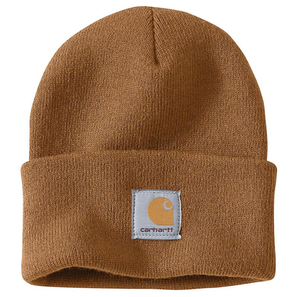 CARHARTT INC. KNIT CUFFED BEANIE - BROWN