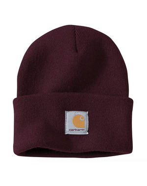 CARHARTT INC. KNIT CUFFED BEANIE - BLACKBERRY