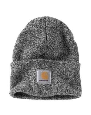 CARHARTT INC. KNIT CUFFED BEANIE - BLACK/WHITE