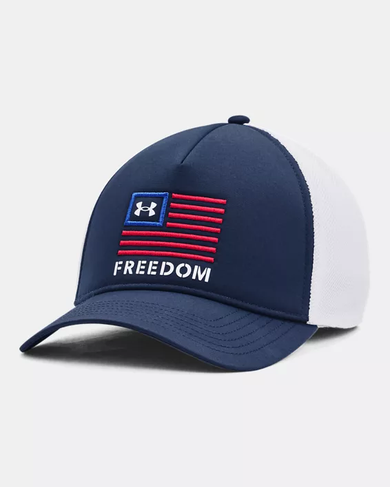 MEN'S UA FREEDOM TRUCKER CAP ACADEMY/WHITE - Gellco Outdoors