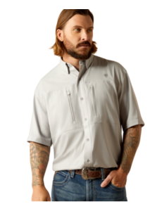 ARIAT VENTTEK CLASSIC FIT SHIRT - SILVER LINING