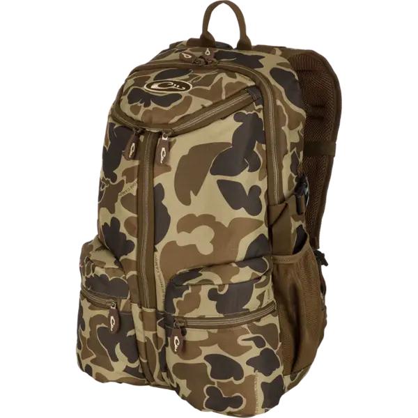 DRAKE WATERFOWL VERTICAL ZIP DAYPACK OLD SCHOOL