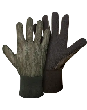 DRAKE WATERFOWL MESH-BACKED GLOVES MOSSY OAK BOTTOMLAND