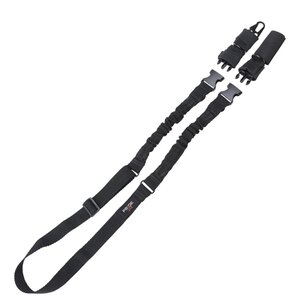 thumbnail image 2 of Tactical 2-Point Bungee Rifle Sling – Picatinny Rail Mounts, Green, Nylon, Quick Detach 2 of 5