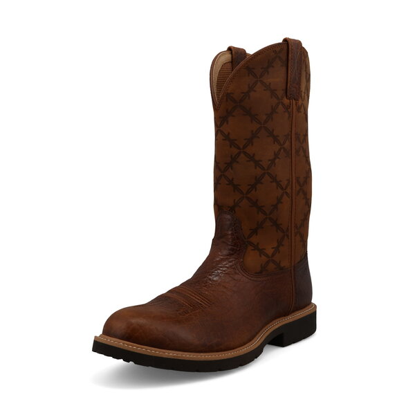TWISTED X BOOTS MEN'S 12" TECH X BOOT - BROWN & SQUASH