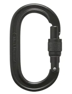 TROPHYLINE OVAL KEYLOCK SCREWGATE CARABINER