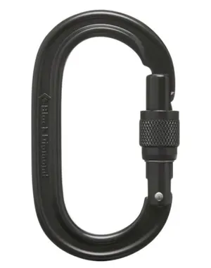 TROPHYLINE OVAL KEYLOCK SCREWGATE CARABINER