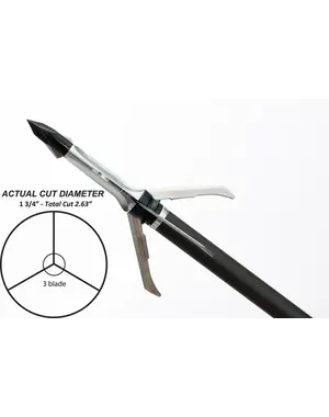 GRIM REAPER BROADHEADS RAZORTIP 100GR EXTRA MECHANICAL BROADHEAD