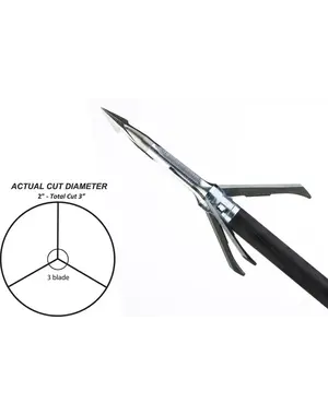 GRIM REAPER BROADHEADS PRO SERIES WHITETAIL SPECIAL 2" MECHANICAL BROADHEAD