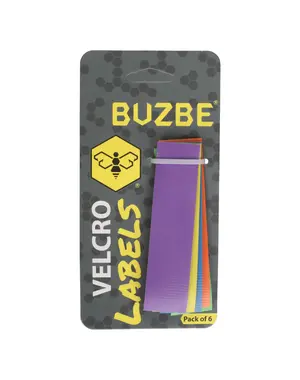 BUZBE VELCRO LABELS 6 PACK