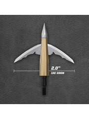 BOWMAR BEAST Pointes De Chasse Mécanique Bilame Et Practice 125 3 Practices Item 13324592