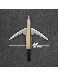 BOWMAR BEAST ALUMINUM BROADHEAD 3 PACK