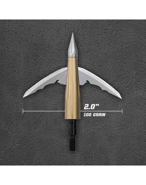 BOWMAR BEAST ALUMINUM BROADHEAD 3 PACK