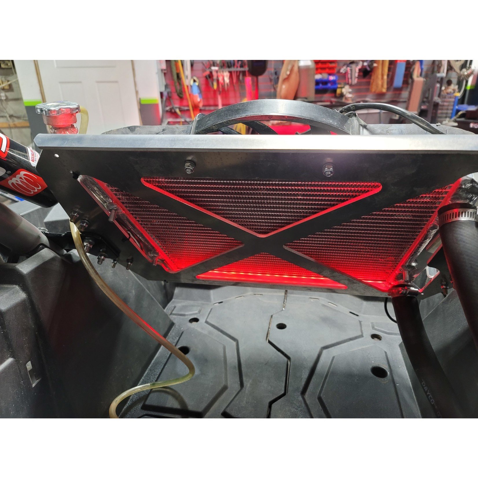 RZR 1000 Rear Rad Relocate