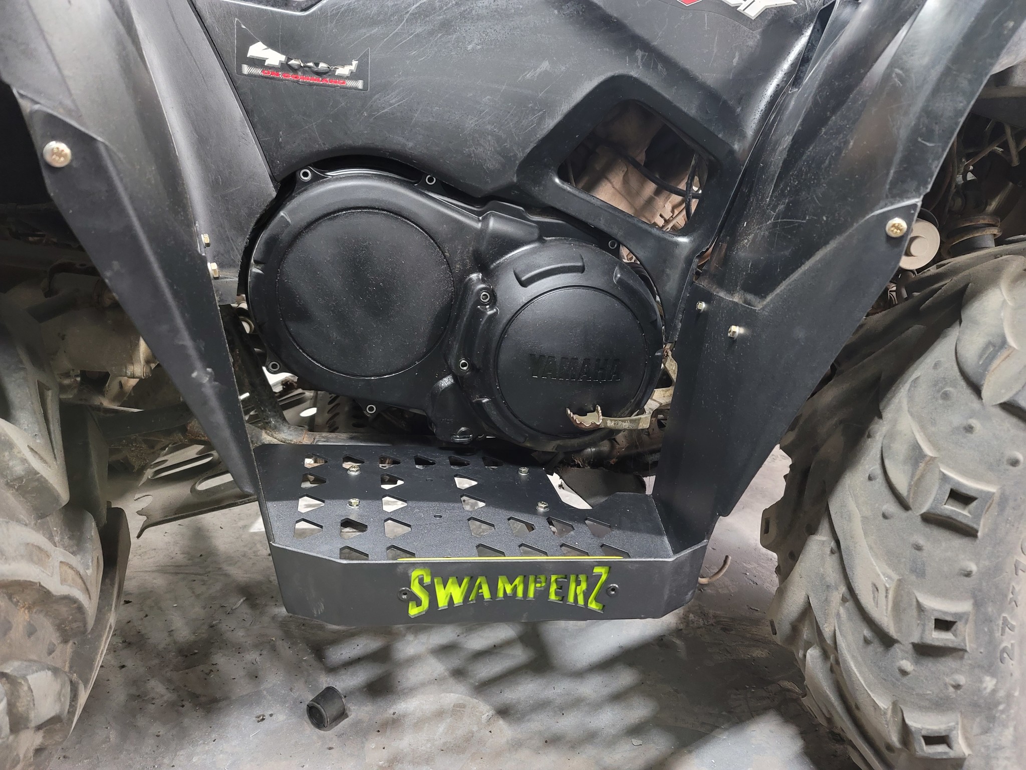 Yamaha Grizzly and Kodiak Steel Footwells BSC Fab & Custom