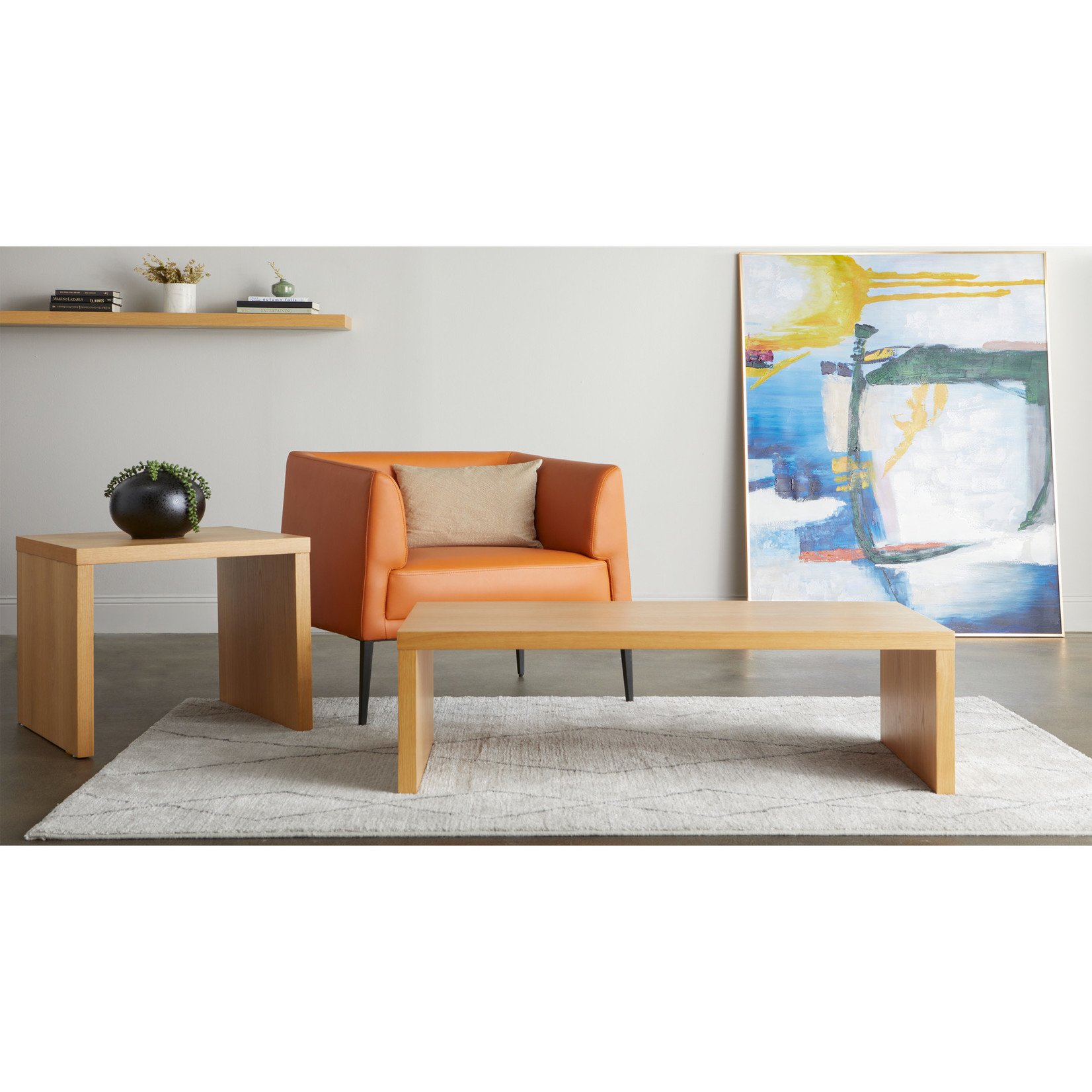 EuroStyle Abbie 48 Coffee Table Oak