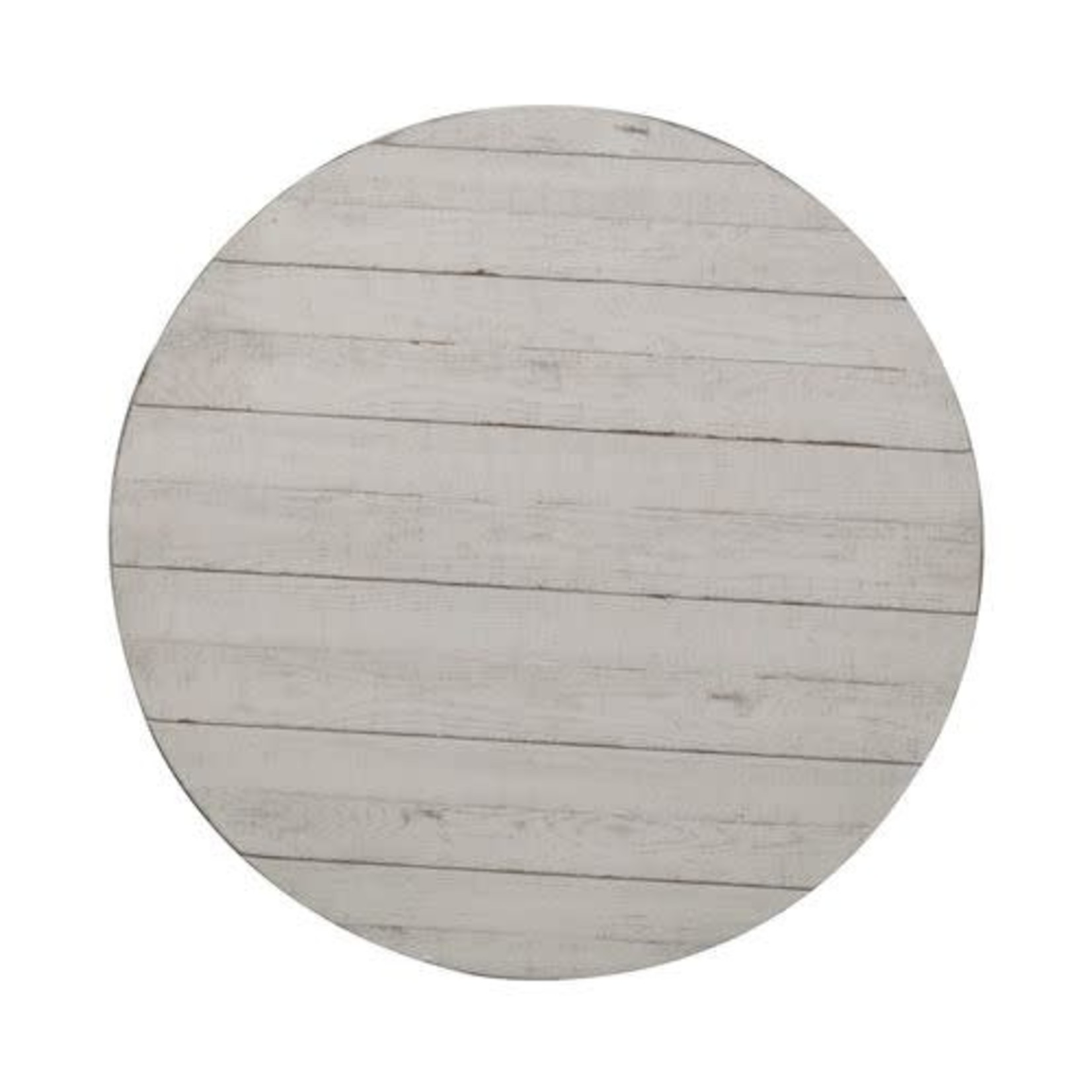 Liberty Furniture Modern Farmhouse Drum White Coffee Table