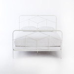 Four Hands Casey Iron Queen Bed White