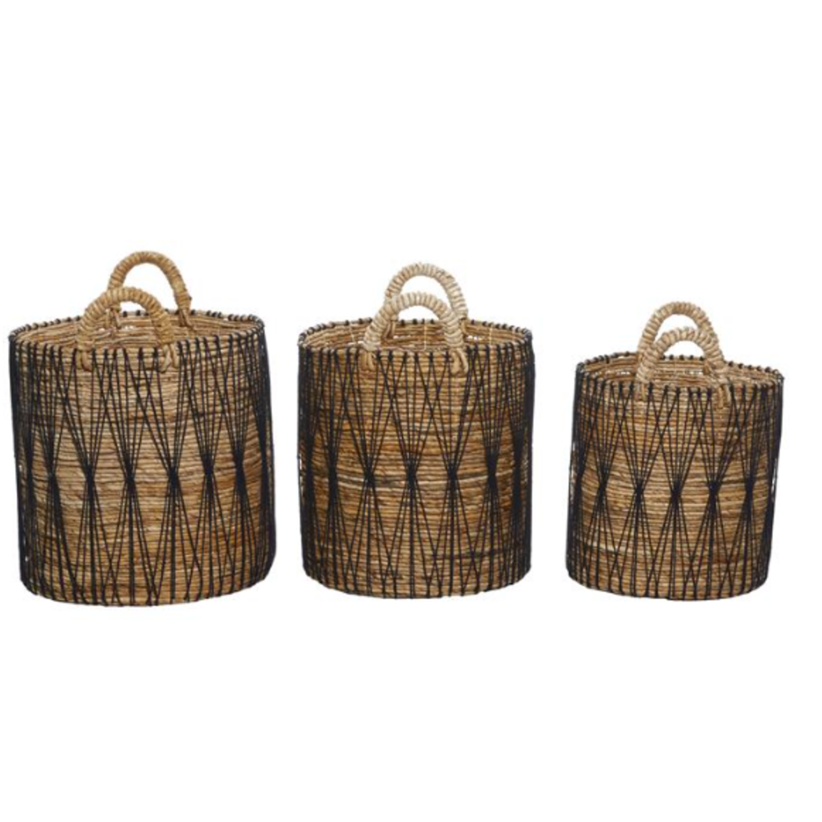 Uma Banana Leaf Baskets s/3
